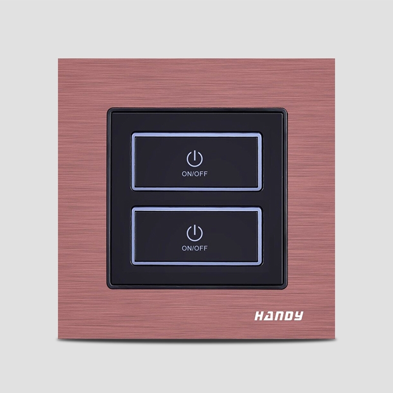 智能按鍵藍牙弱電開關2路