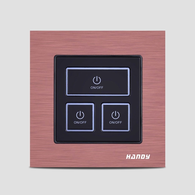 智能按鍵強(qiáng)電控制開(kāi)關(guān)3路